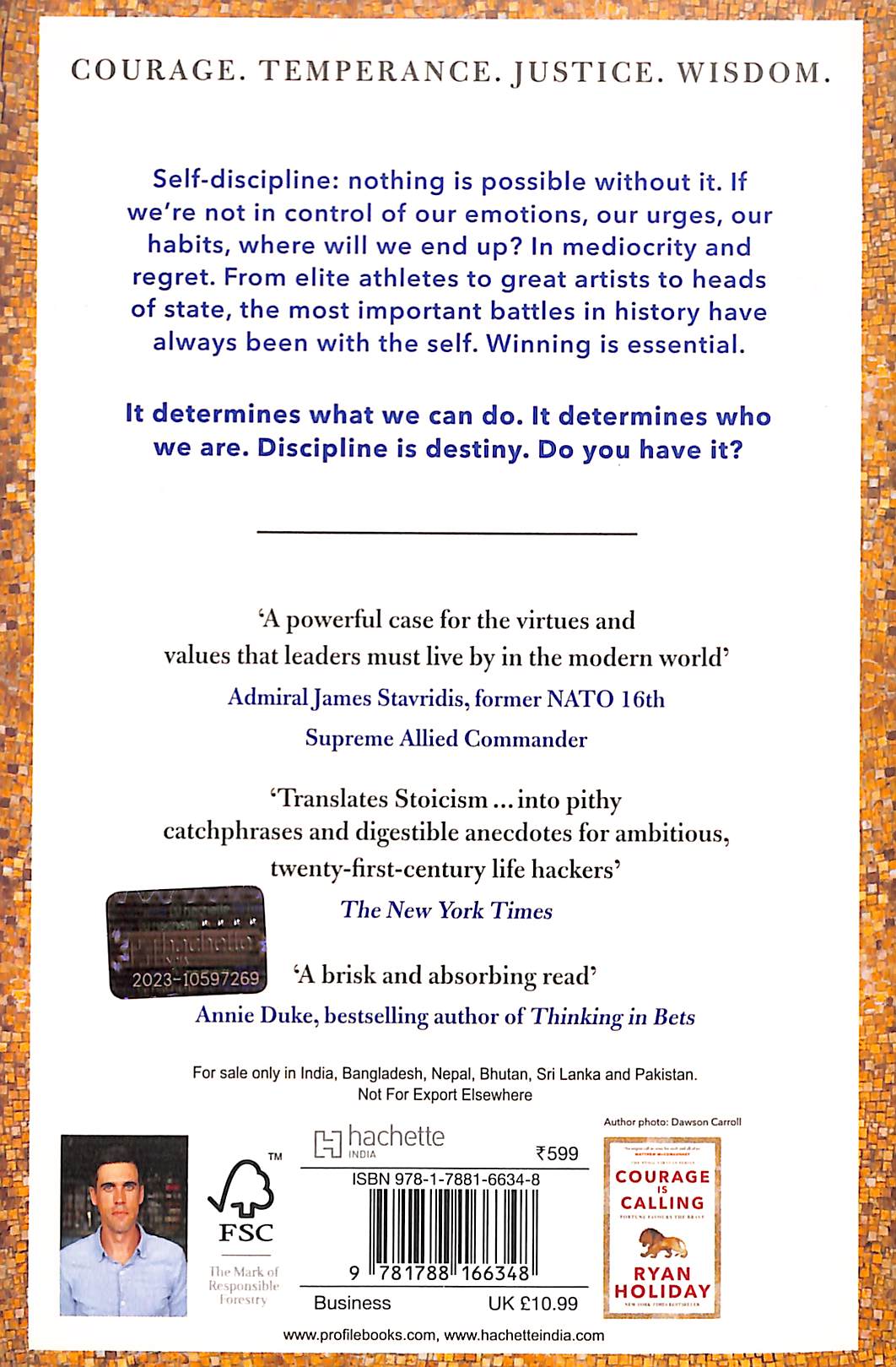 Discipline Is Destiny