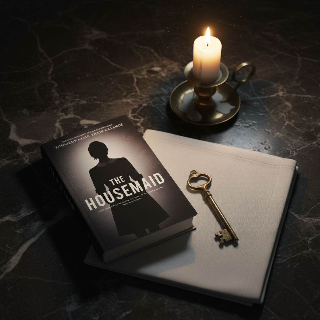 The Housemaid Dark Flat Lay