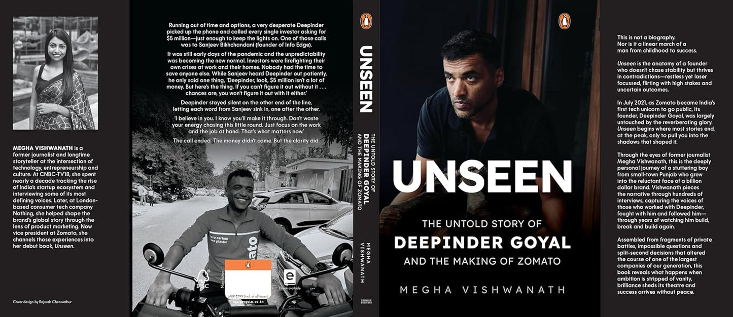 Unseen: The Untold Story of Deepinder Goyal and the Making of Zomato