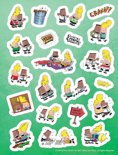 Captain Underpants and the Book of Stupendous Stickers (Includes 250+ Stickers)