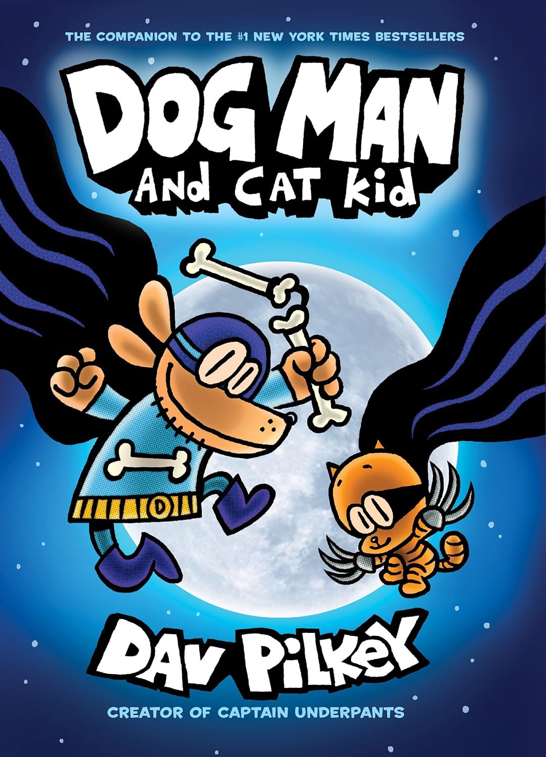 Dog Man #04: Dog Man and Cat Kid (Hardcover)
