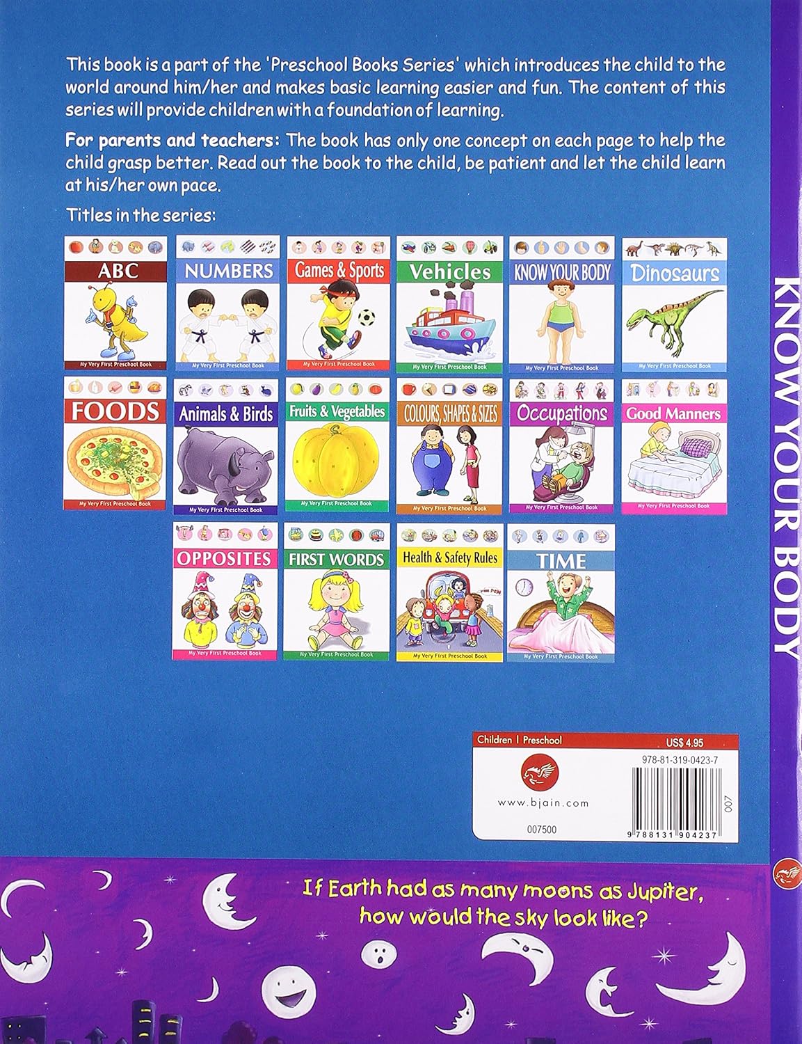 My Body: My First Preschool Book