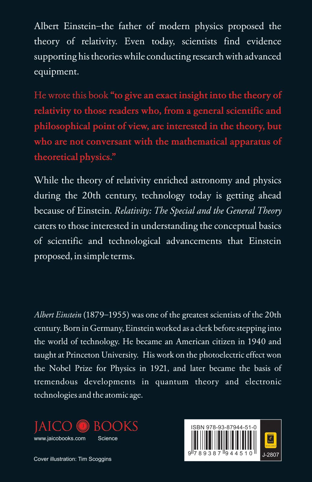 Relativity: The Special and General Theory