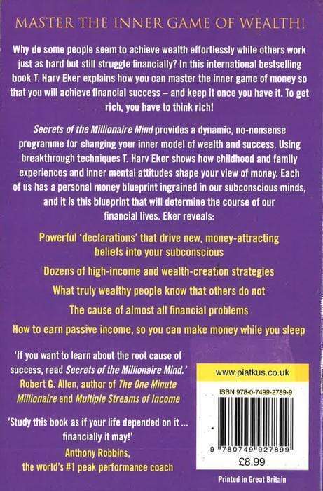 Secrets of the Millionaire Mind | T. Harv Eker | Hachette India