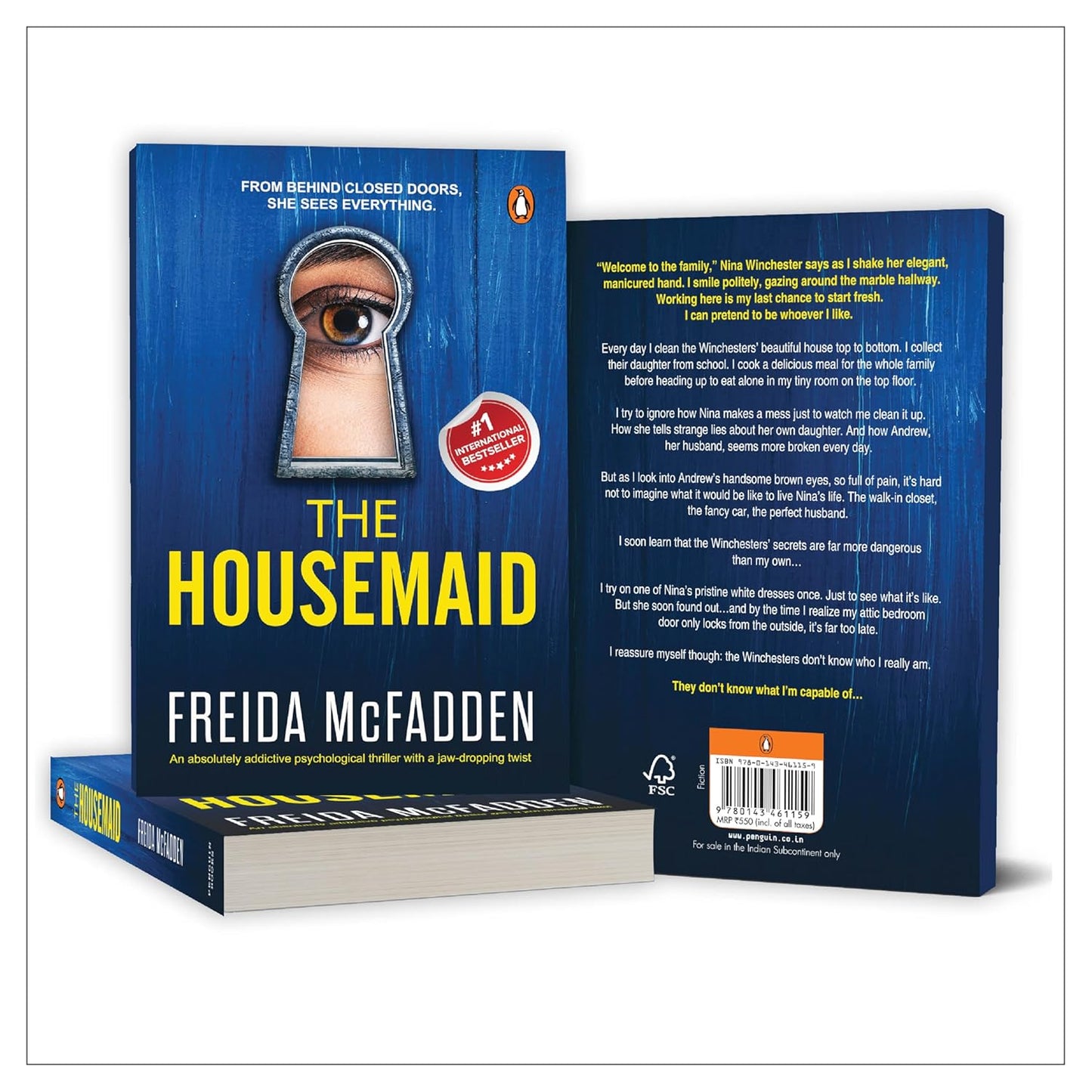 The Housemaid – Freida McFadden | #1 Bestselling Psychological Thriller (Paperback)