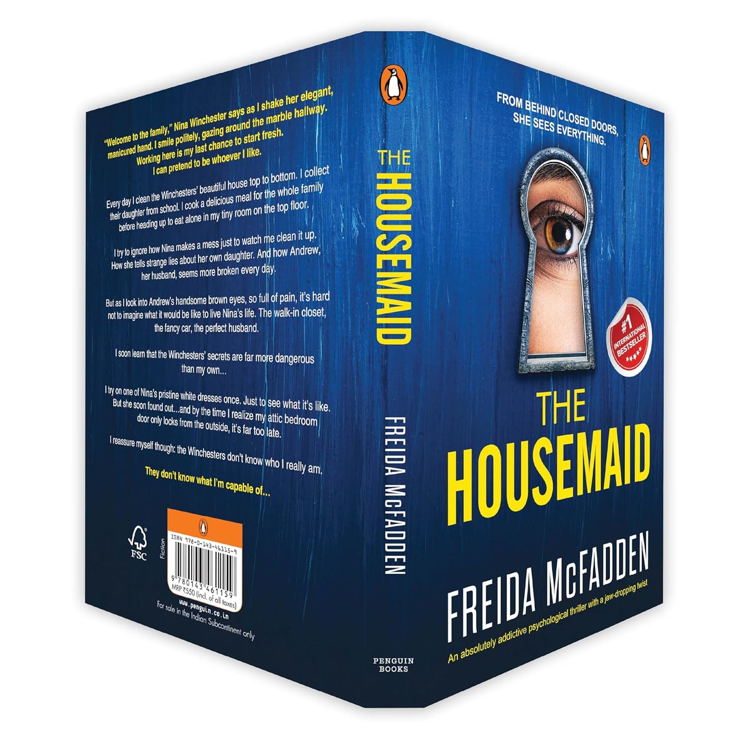 The Housemaid – Freida McFadden | #1 Bestselling Psychological Thriller (Paperback)