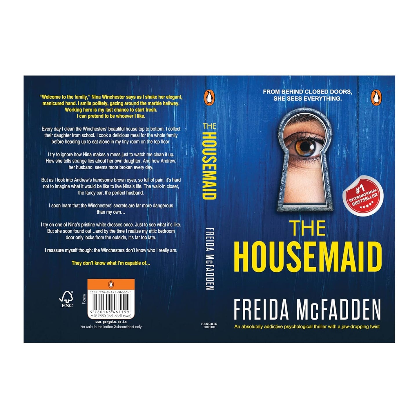 The Housemaid – Freida McFadden | #1 Bestselling Psychological Thriller (Paperback)