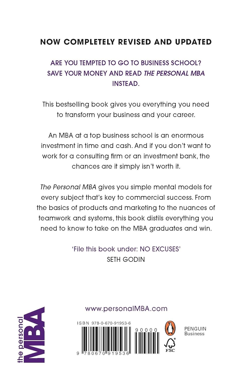 The Personal MBA by Josh Kaufman