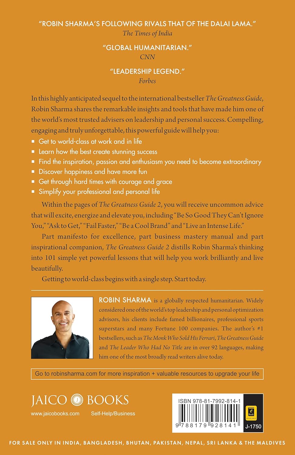The Greatness Guide 2 – Robin Sharma's 101 Lessons for a World-Class Life