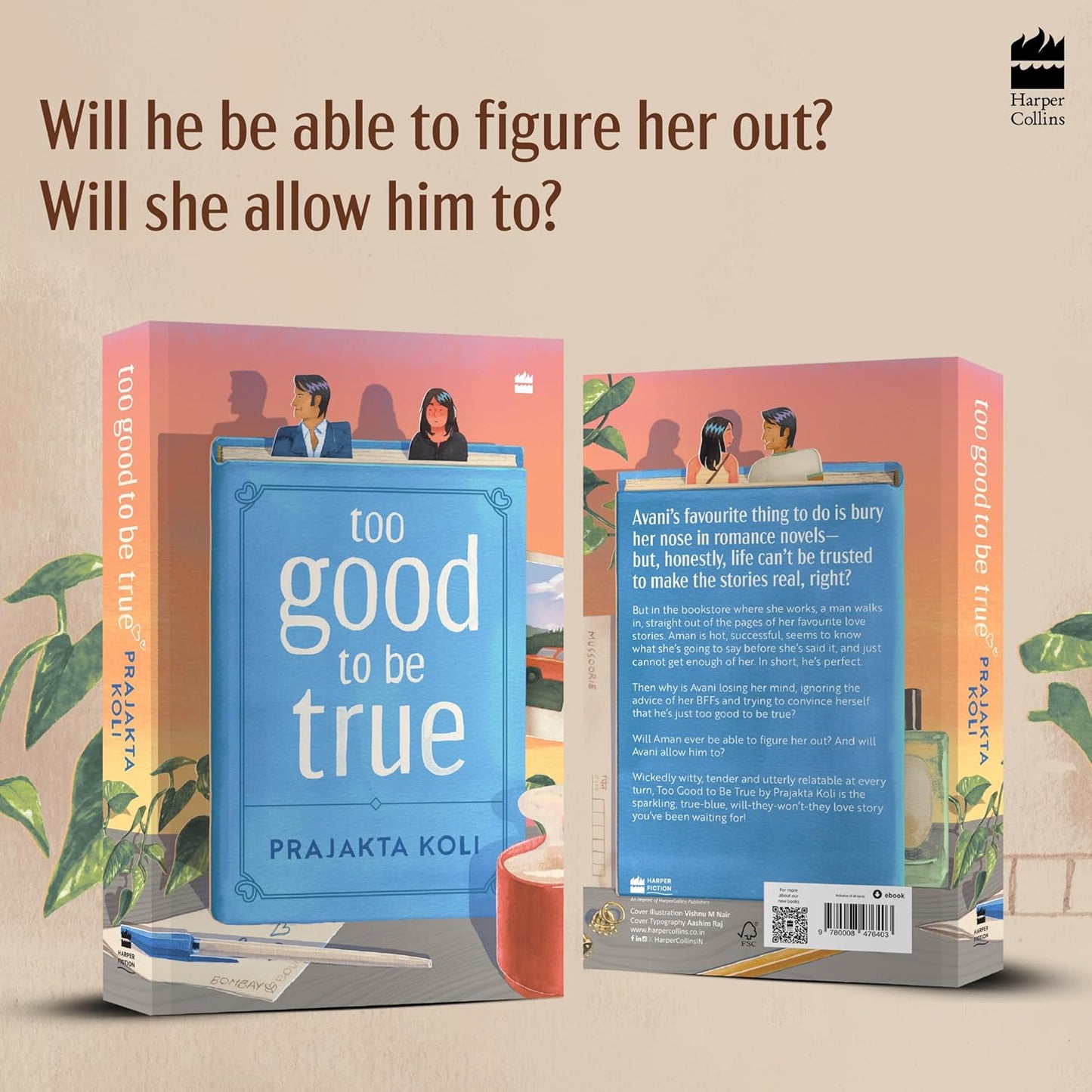 Too Good to Be True – Prajakta Koli | Award-Winning Indian Romance Novel (Paperback)
