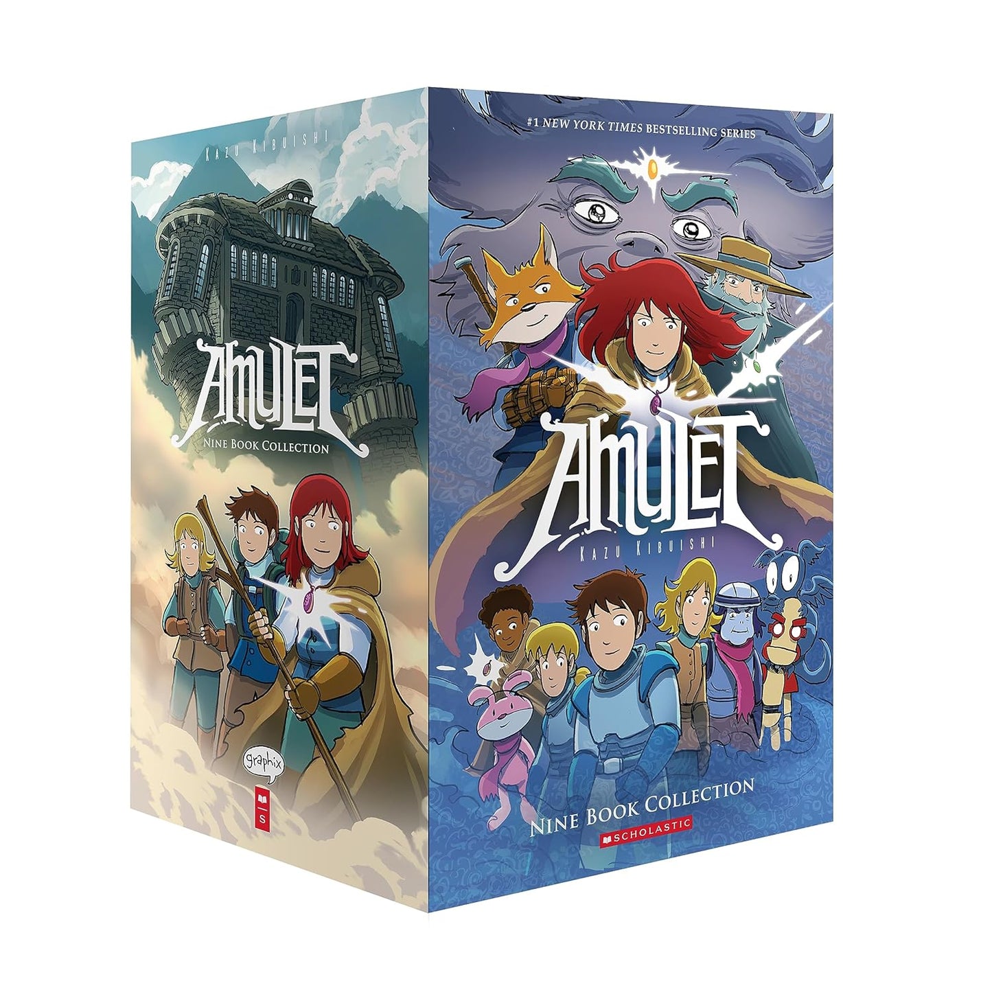 Amulet Box-set (Books 1–9) by Kazu Kibuishi