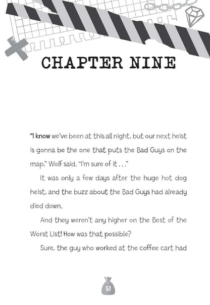 BAD GUYS TV CHAPTER BOOK #2: MOVING ON UP