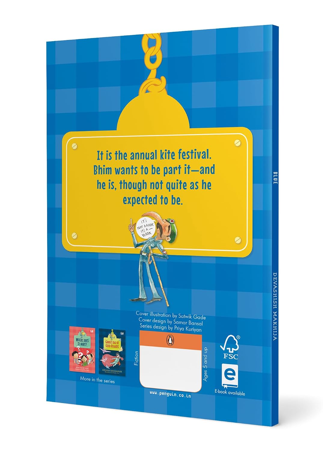 Hook Book: Blue: Story Of A Boy And A Kite Festival