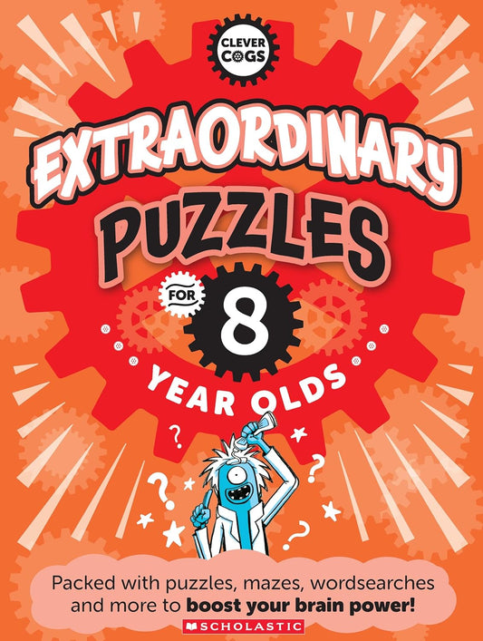 CLEVER COGS EXTRAORDINARY PUZZLES FOR EIGHT YEAR OLDS