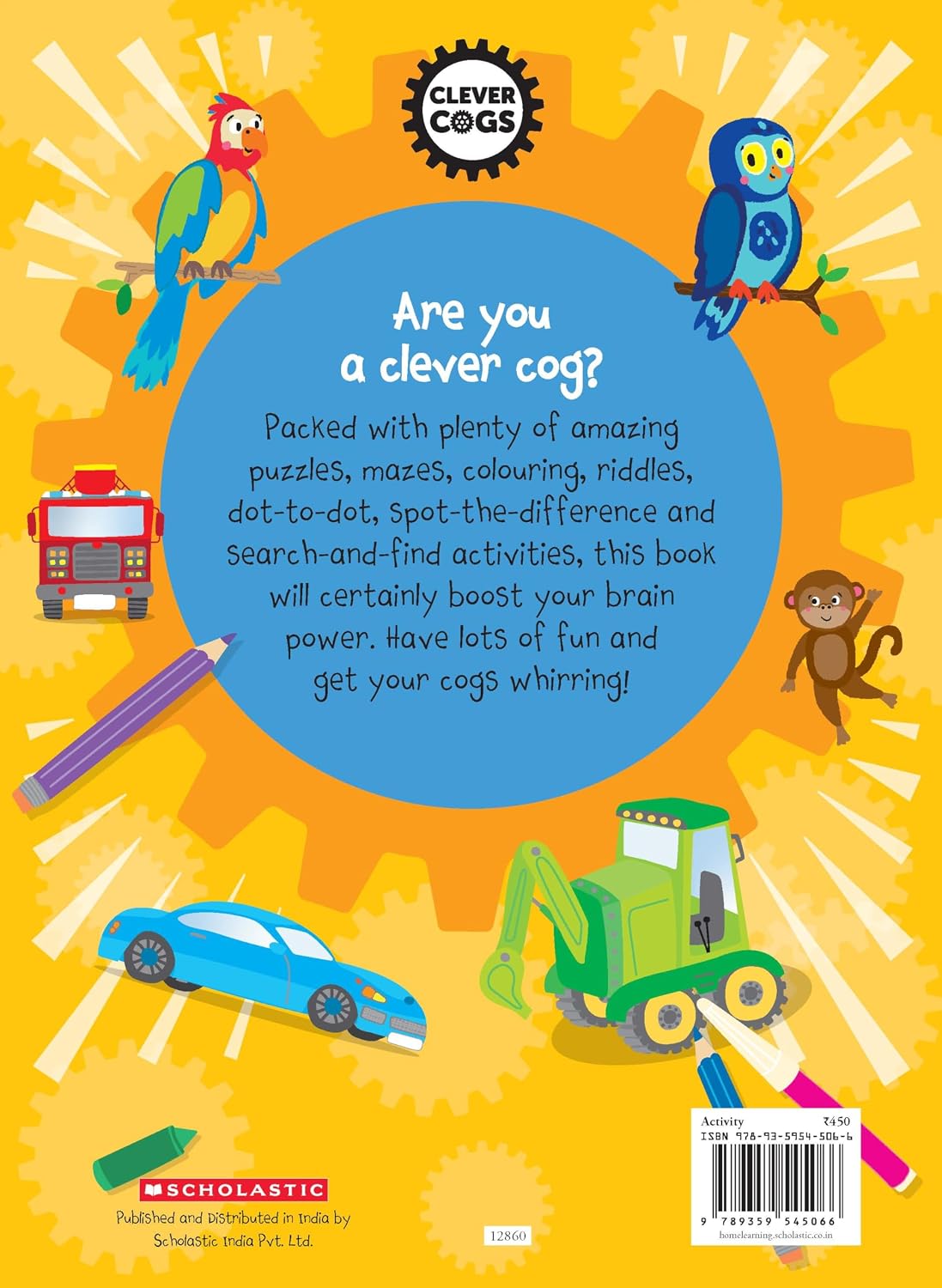 Clever Cogs: Fantastic Puzzles for Five Year Olds