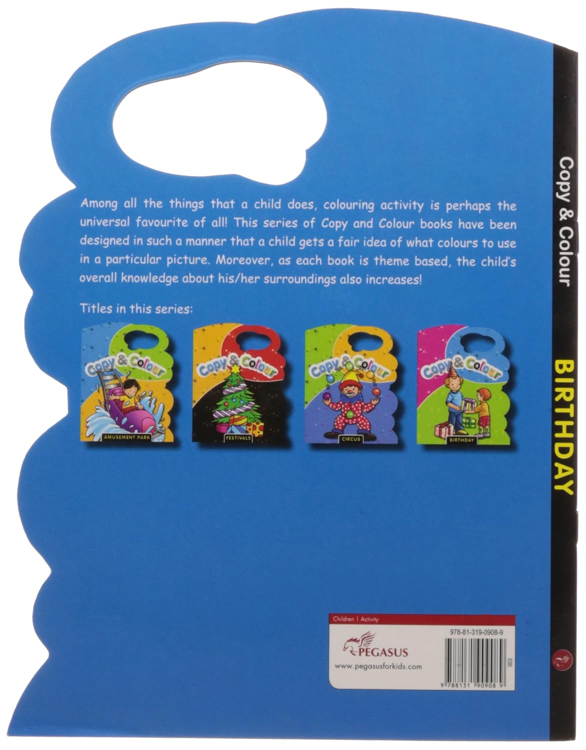 Birthday Copy & Colour Book