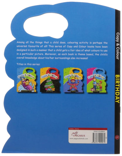 Birthday Copy & Colour Book