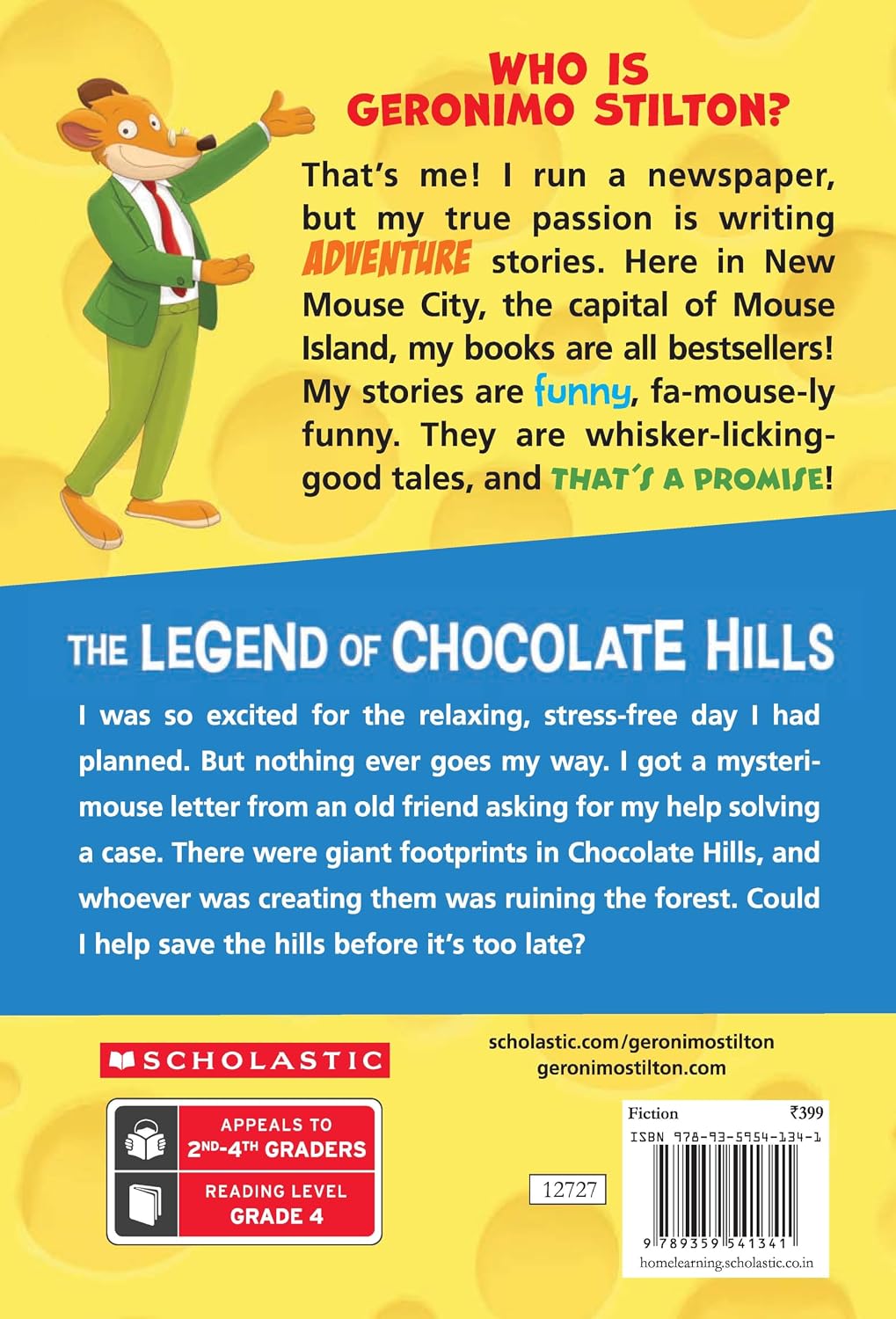 Geronimo Stilton #85: The Legend of Chocolate Hills