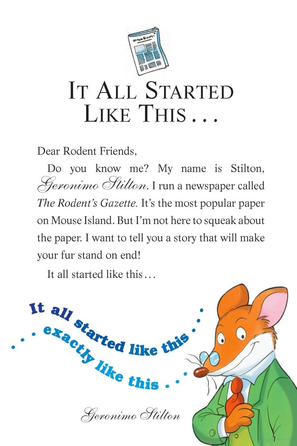 Geronimo Stilton: The Kingdom of Fantasy (Book 1)