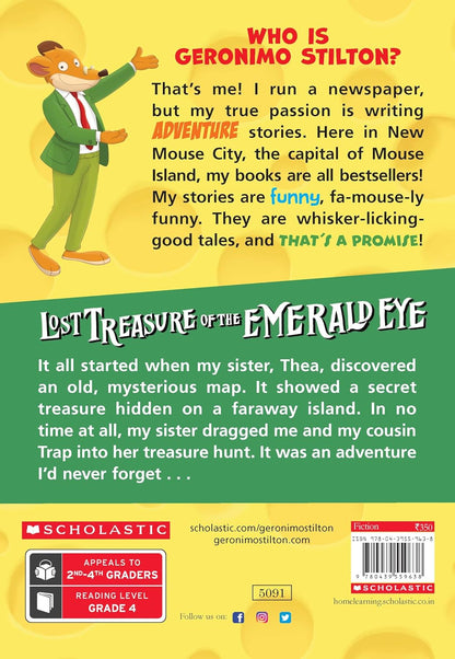 GERONIMO STILTON # 01 LOST TREASURE OF THE EMERALD EYE