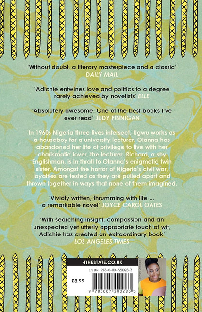 Half of a Yellow Sun by Chimamanda Ngozi Adichie