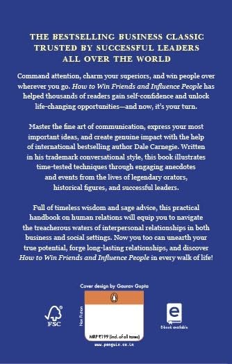 How to Win Friends and Influence People by Dale Carnegie (Premium Paperback)