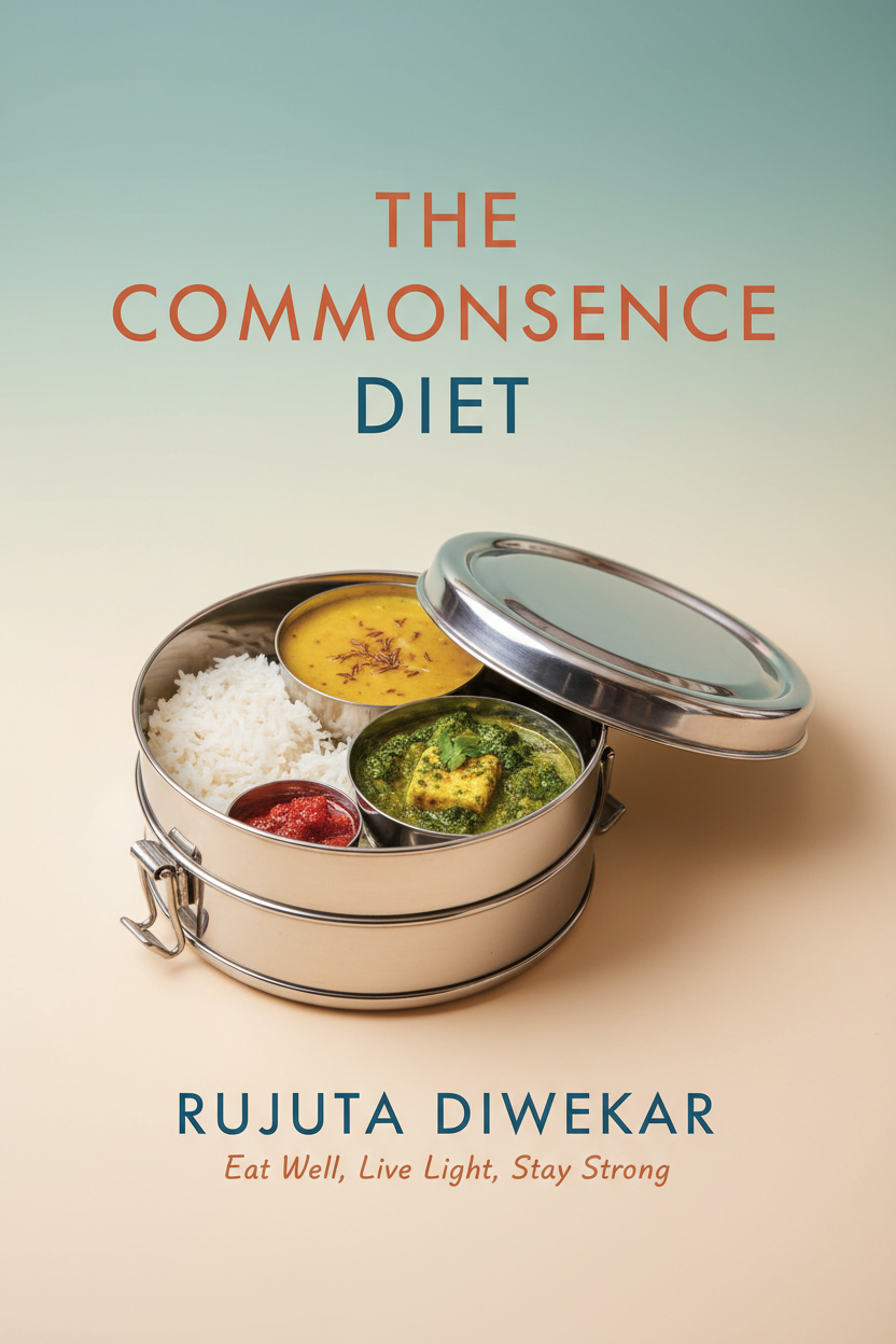 The Commonsense Diet – tiffin box book cover
