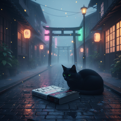 Kafka on the Shore Night Street