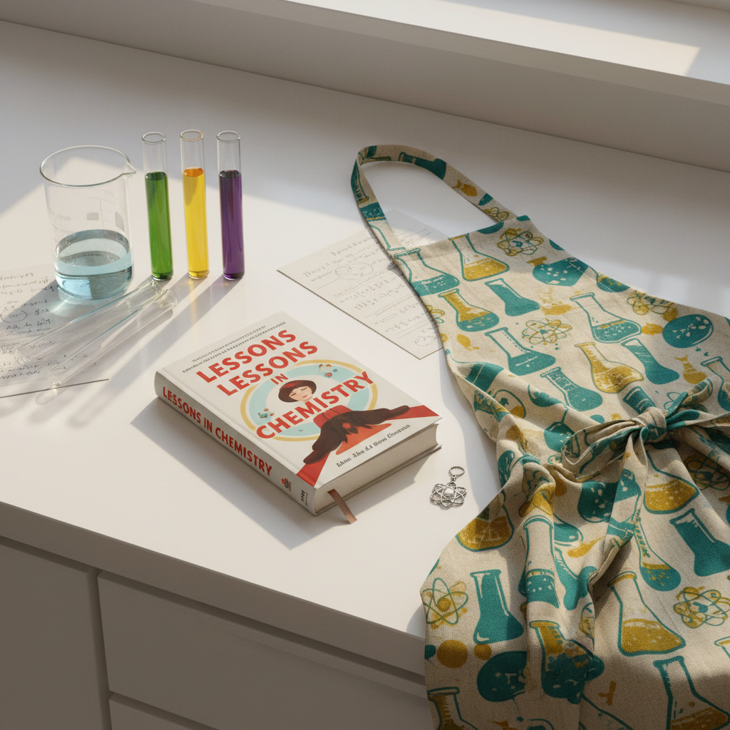 Lessons in Chemistry Lab Flat Lay