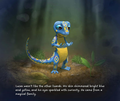 Lucas the Lizard and the Temple of a Million Powers