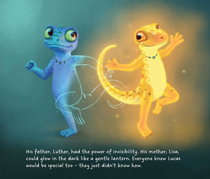 Lucas the Lizard and the Temple of a Million Powers