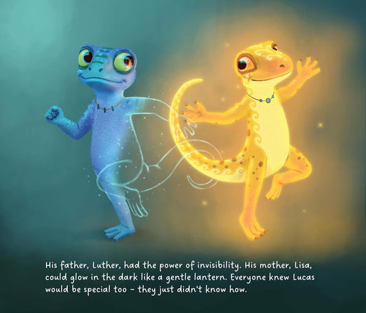 Lucas the Lizard and the Temple of a Million Powers