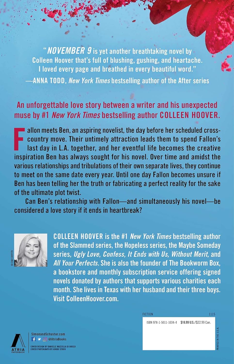 November 9: A Novel | Colleen Hoover