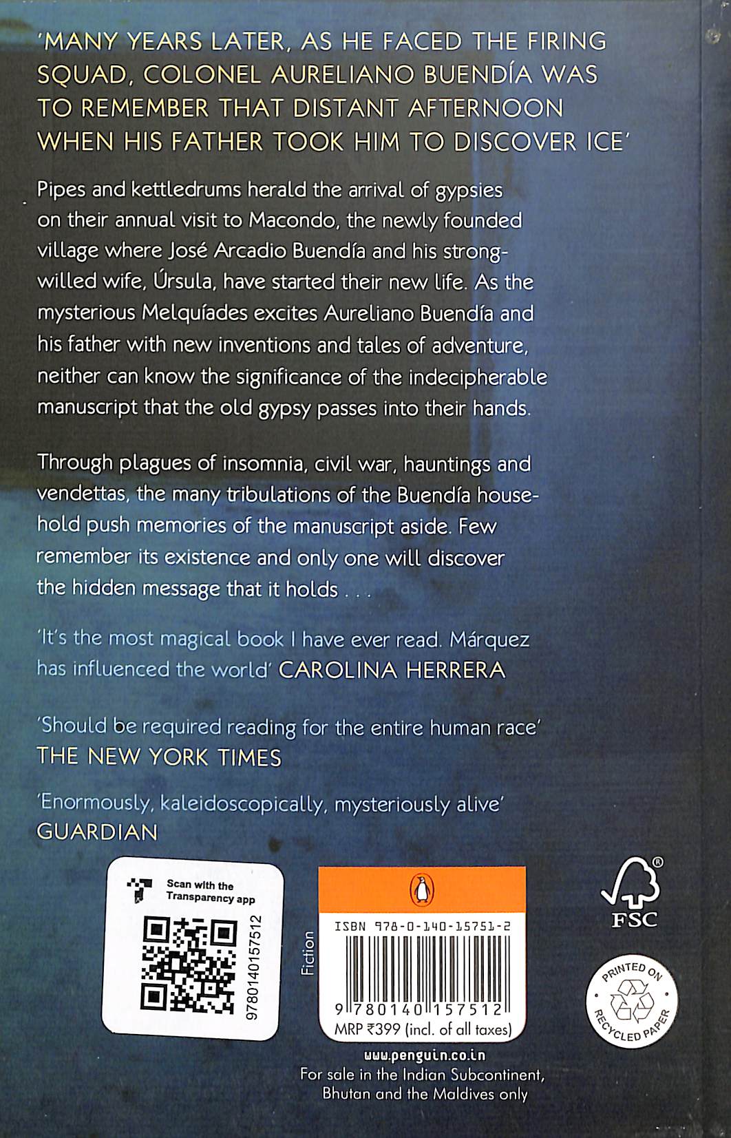 One Hundred Years of Solitude