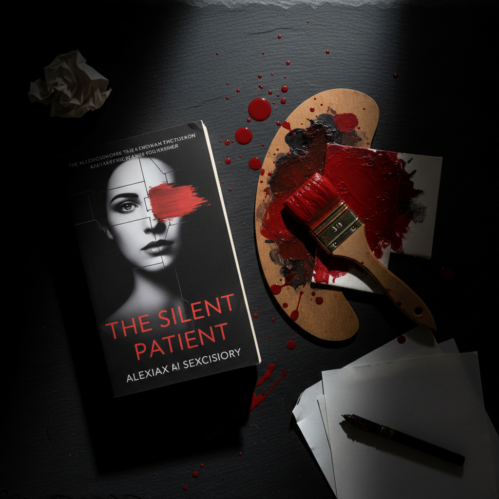 The Silent Patient Painter Flat Lay