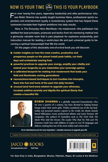The Everyday Hero Manifesto | Robin Sharma | Jaico Books