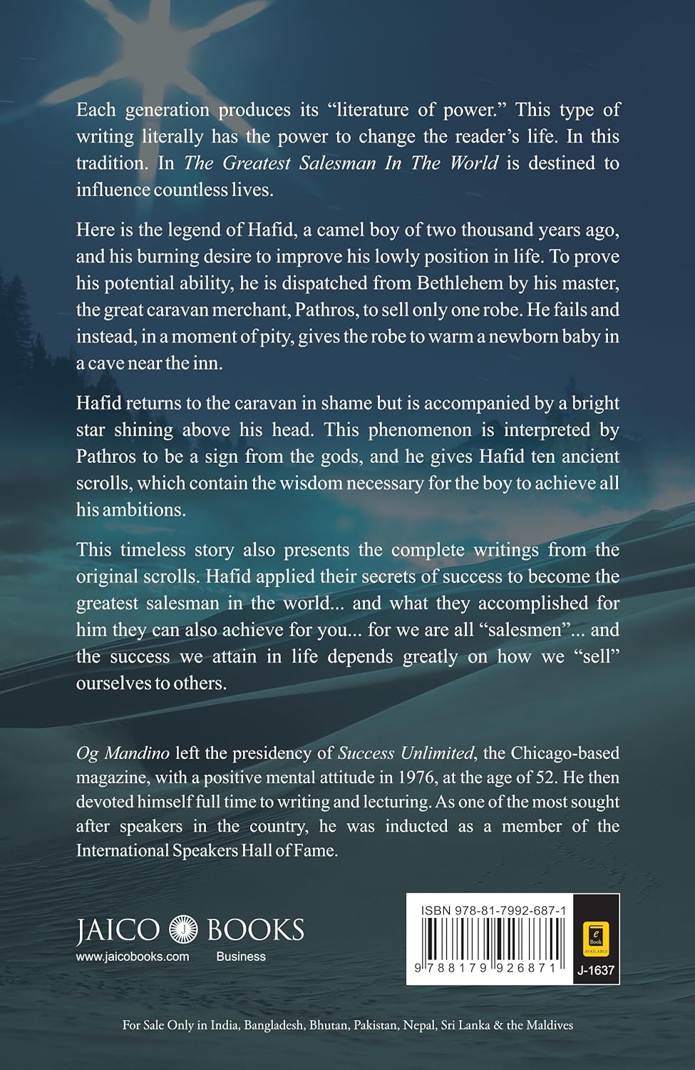 The Greatest Salesman in the World | Og Mandino | Jaico Books
