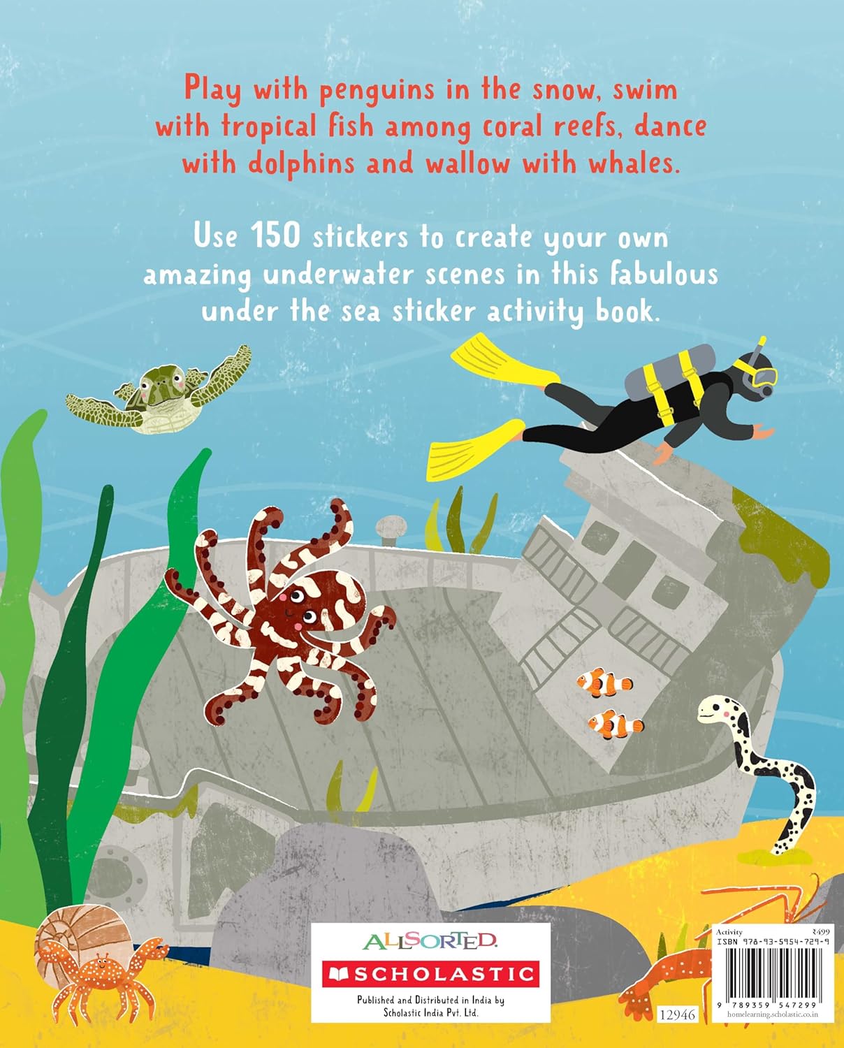 Under the Sea Sticker Book: With Over 150 Stickers!