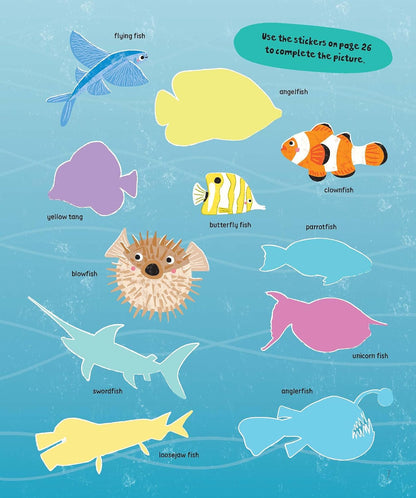 Under the Sea Sticker Book: With Over 150 Stickers!