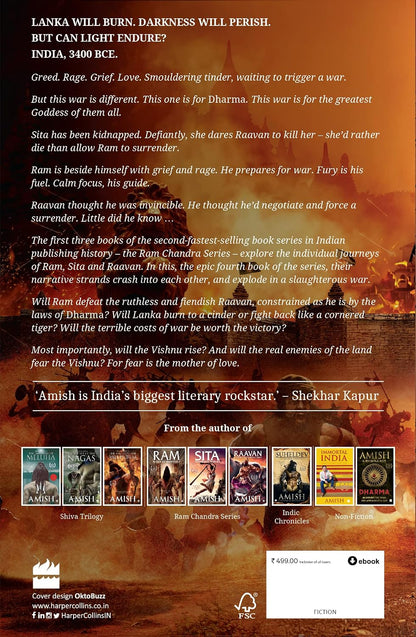 War of Lanka — Ram Chandra Series Book 4 | Amish Tripathi